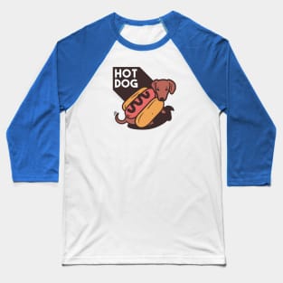 Hot Dog In A Costume Baseball T-Shirt